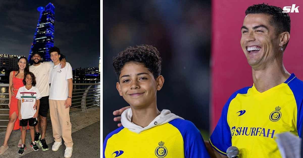 Marcelo&rsquo;s son shared photo after meeting Cristiano Ronaldo Jr again