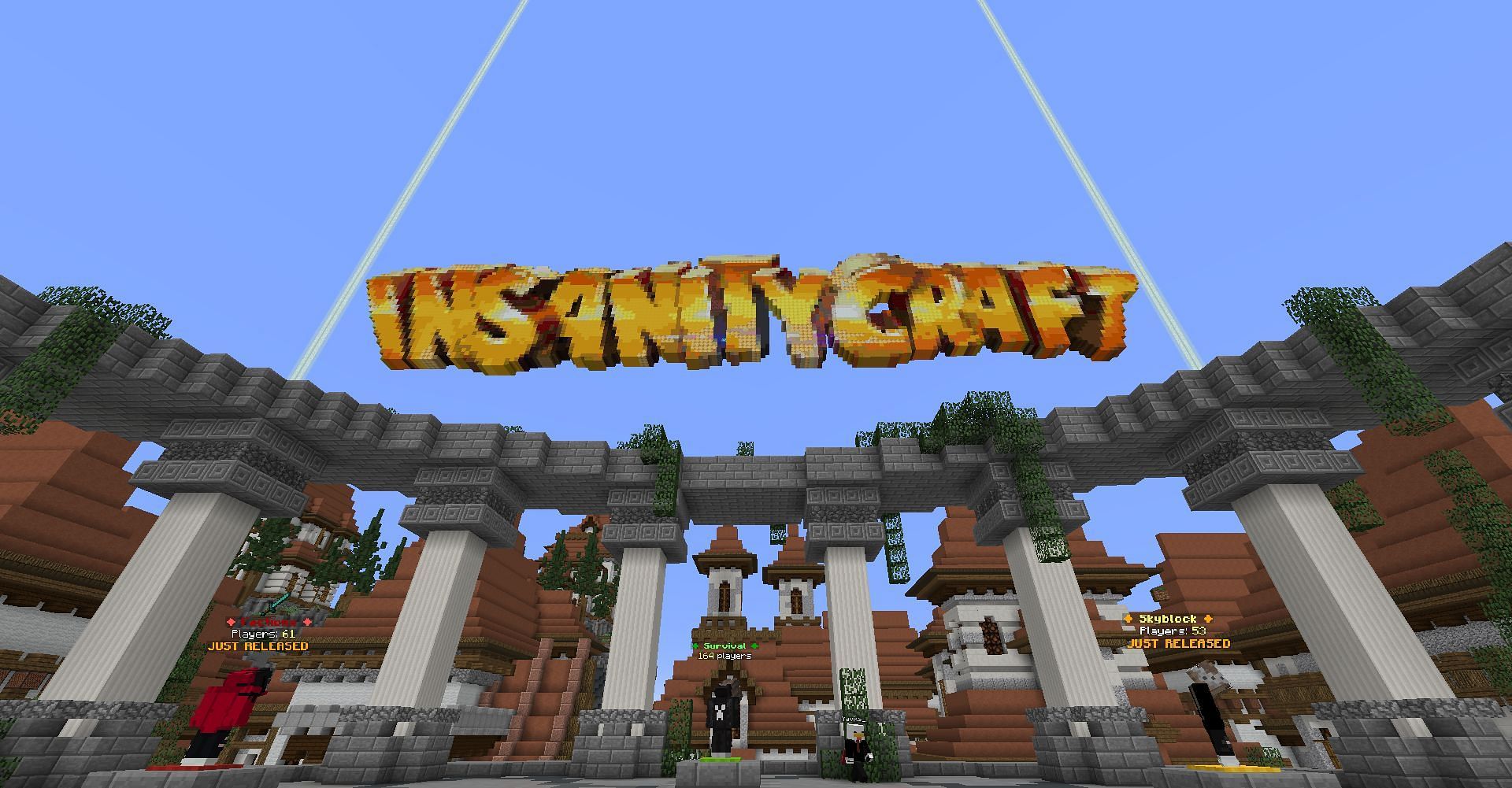 Insanity Craft is a wonderful server (Image via Mojang)
