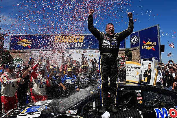 Tony Stewart Wins