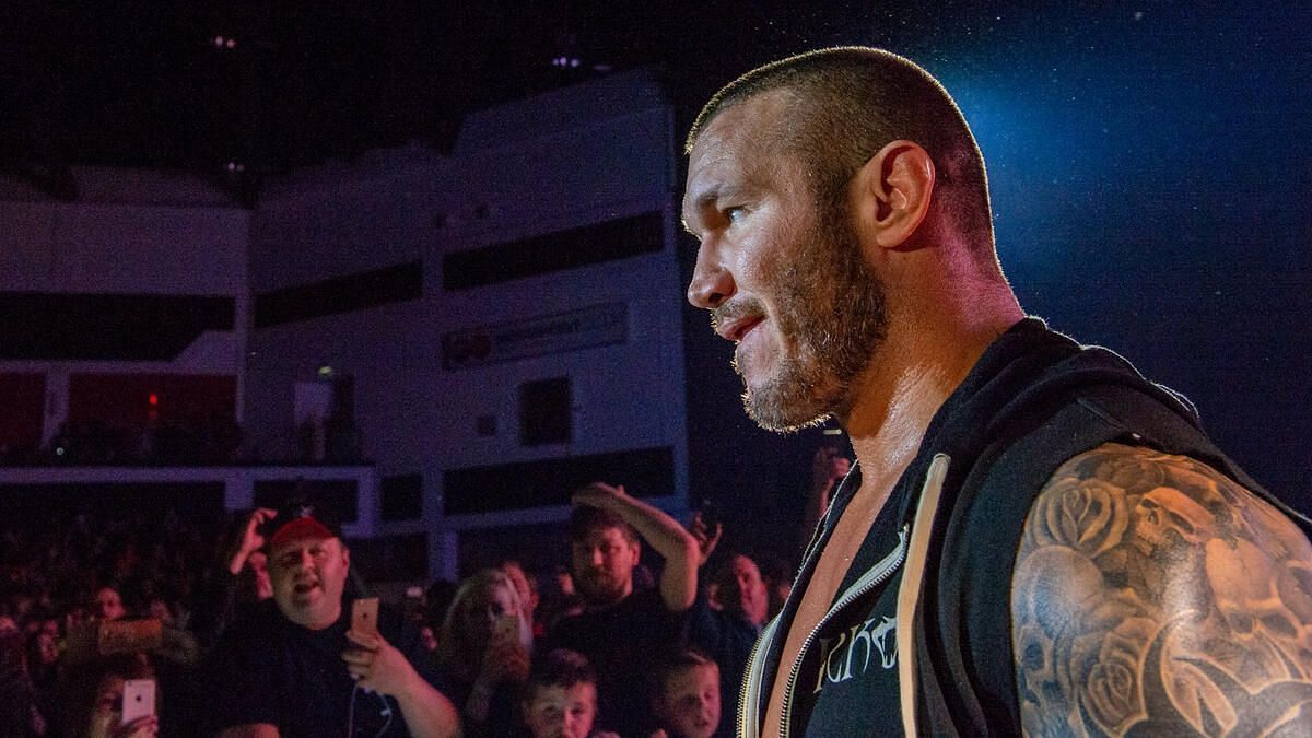 Randy Orton making his entrance