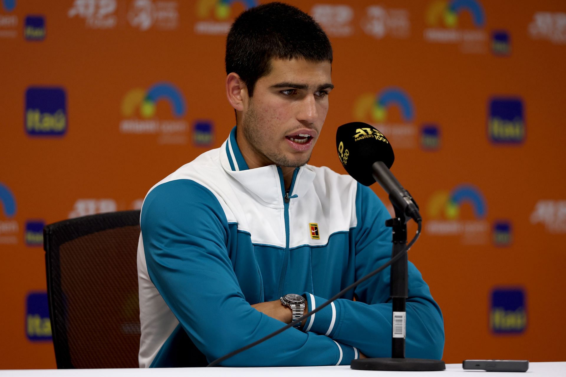 Carlos Alcaraz at the 2022 Miami Open