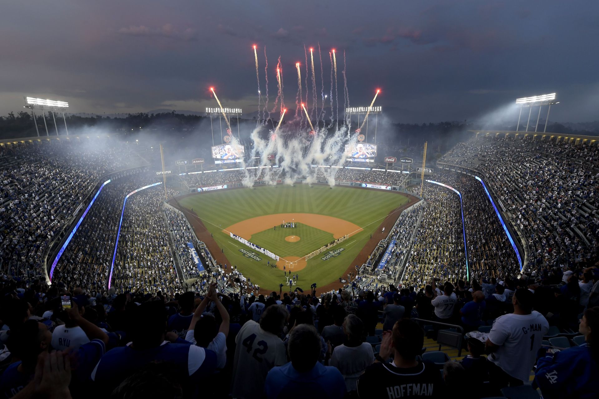 Division Series - San Diego Padres v Los Angeles Dodgers - Game One