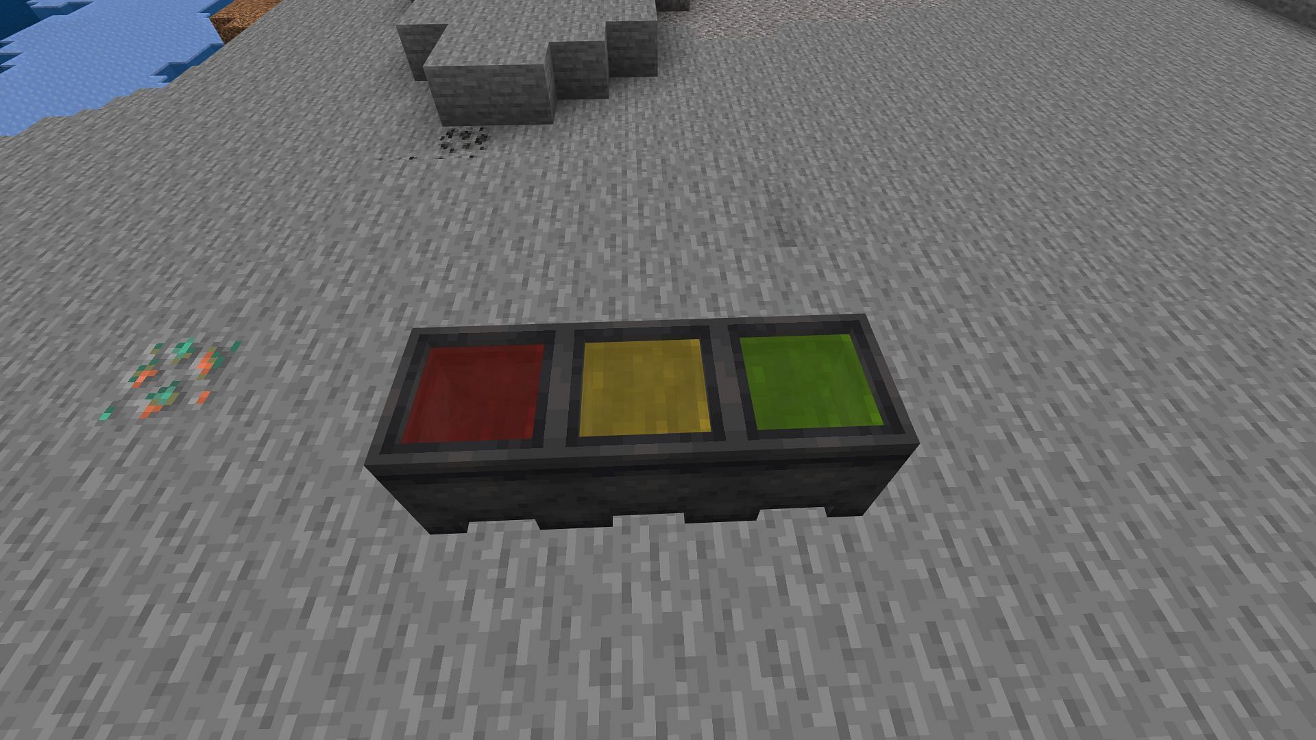 Dyeing materials in cauldrons have been a nice quality-of-life feature in Minecraft Bedrock (Image via Mojang)