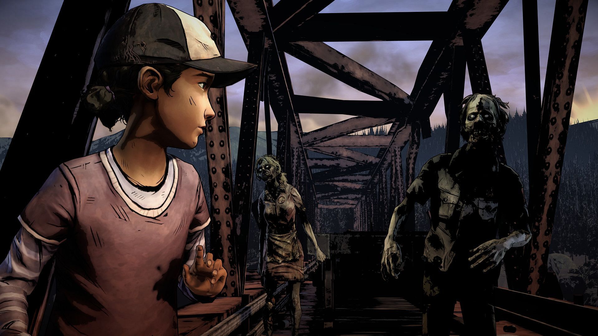 Experience the complete tale of Clementine in The Walking Dead Definitive Edition. (Image via Skybound Games)