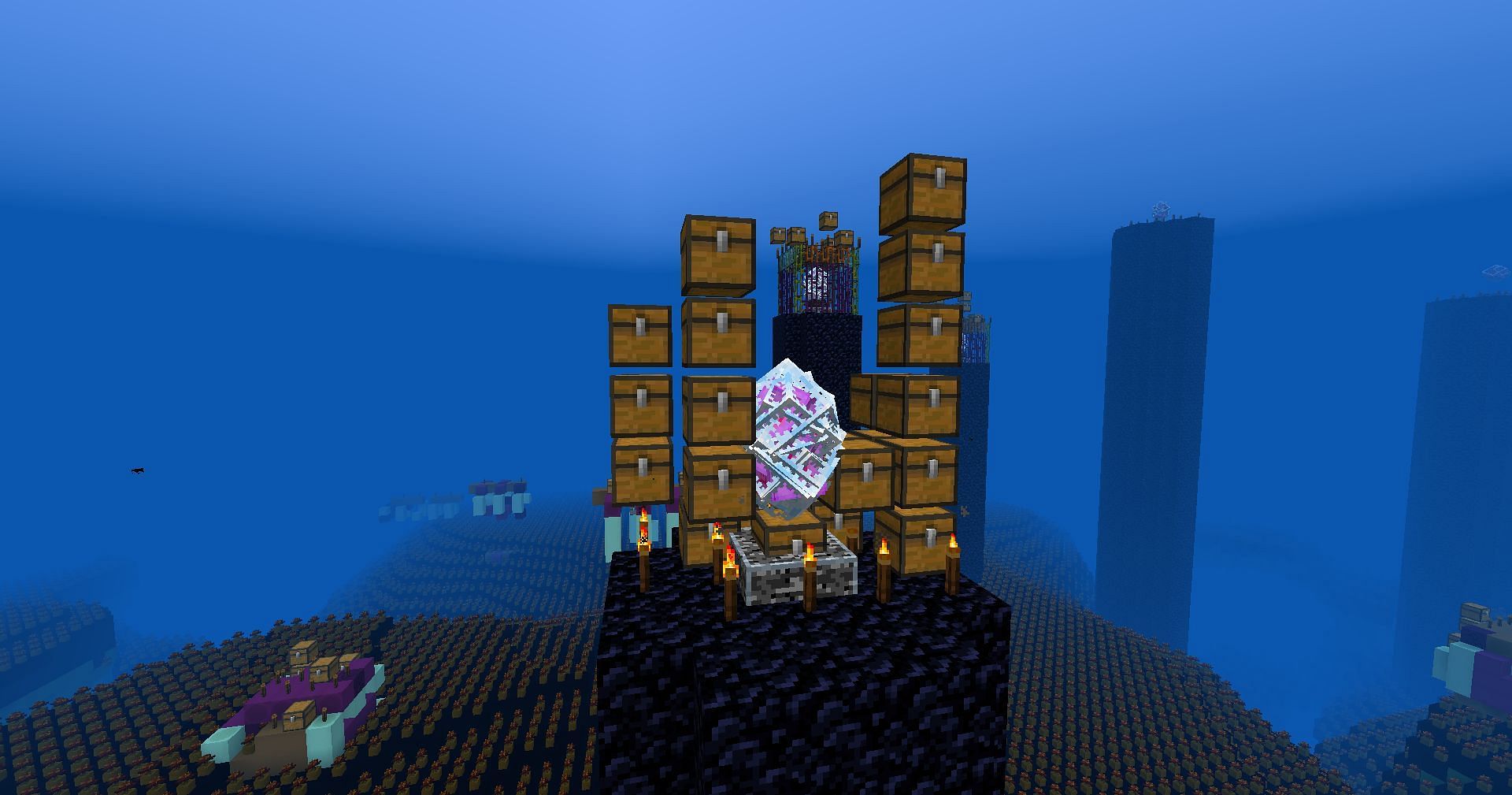 Some fans even wish for these infinite dimensions to make an official return (Image via Mojang)