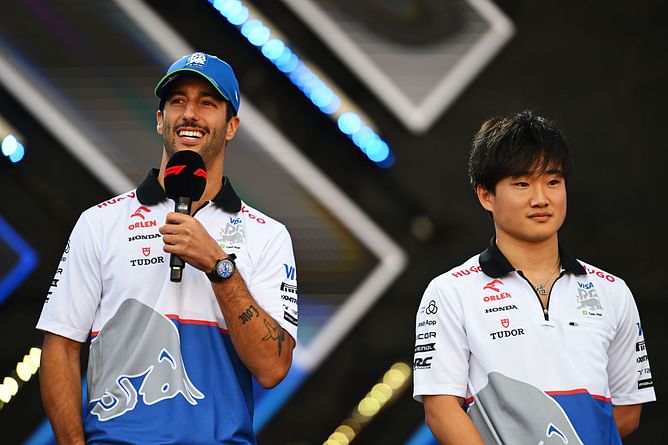 "Let's call it immaturity" - Daniel Ricciardo addresses Yuki Tsunoda's post-race divebomb at the 2024 F1 Bahrain GP