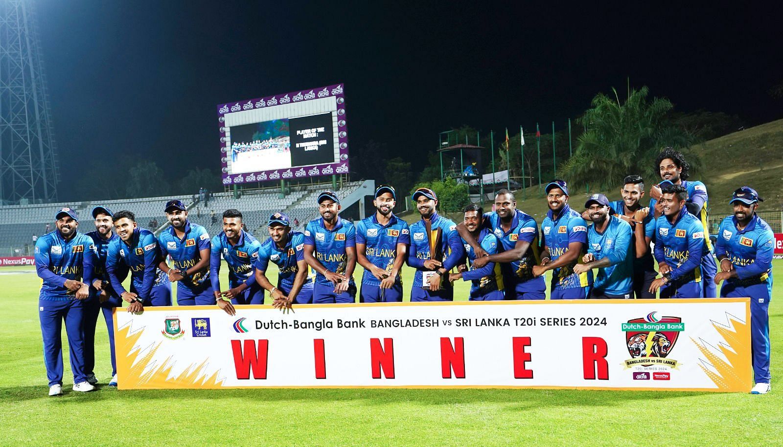 Sri Lanka cricket team. (Credits: Getty)