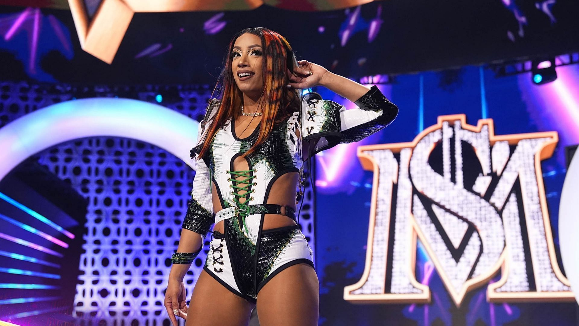 Mercedes Mon&eacute; made her long-awaited arrival last week at Dynamite:Big Business [Photo courtesy of AEW