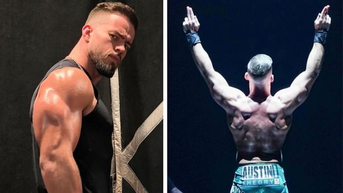 Austin Theory shows off impressive physique ahead of WWE RAW