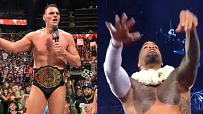 [WATCH] Gunther does Jey Uso's hand wave at WWE live event; crowd goes wild