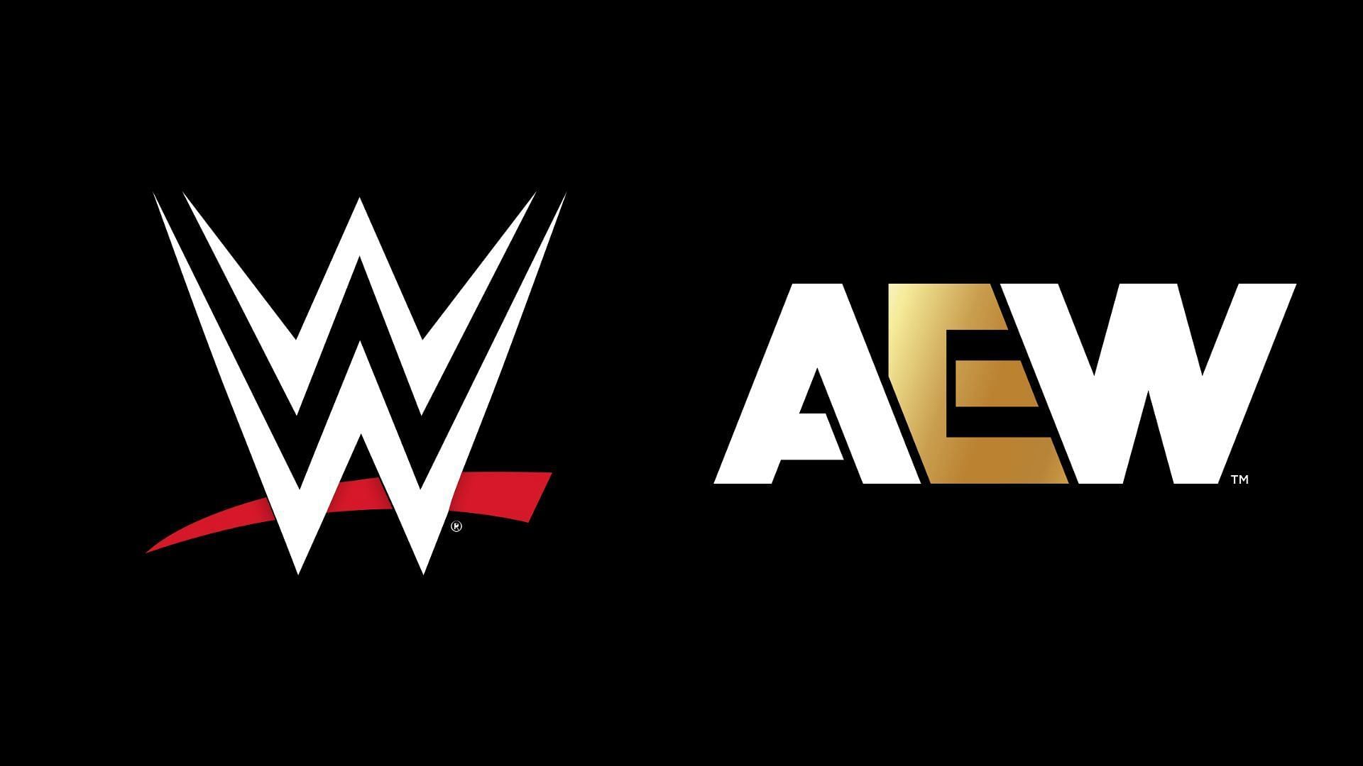 WWE and AEW are top players in the wrestling industry [Photo courtesy of their respecitve social media accounts]