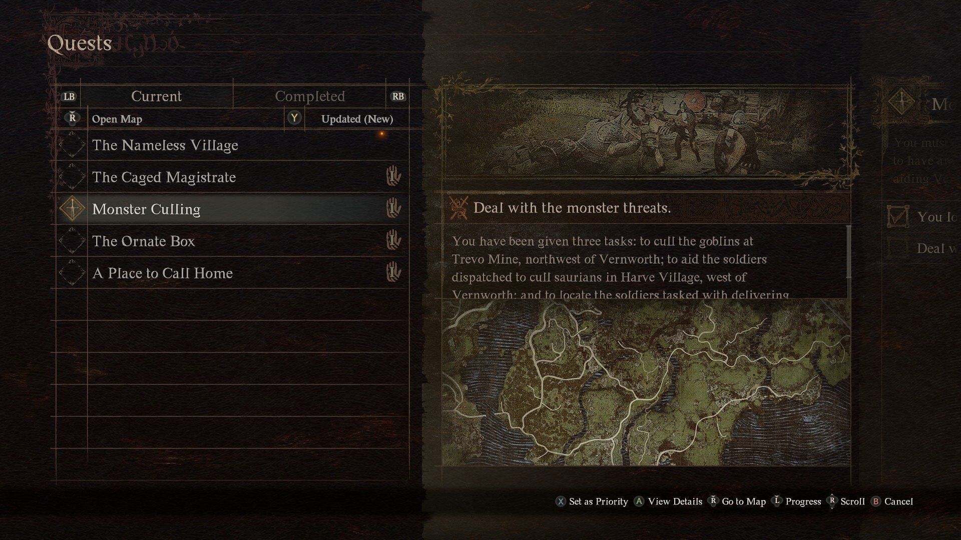 Some quests will often require you to travel to and fro between multiple different regions (Image via Capcom)