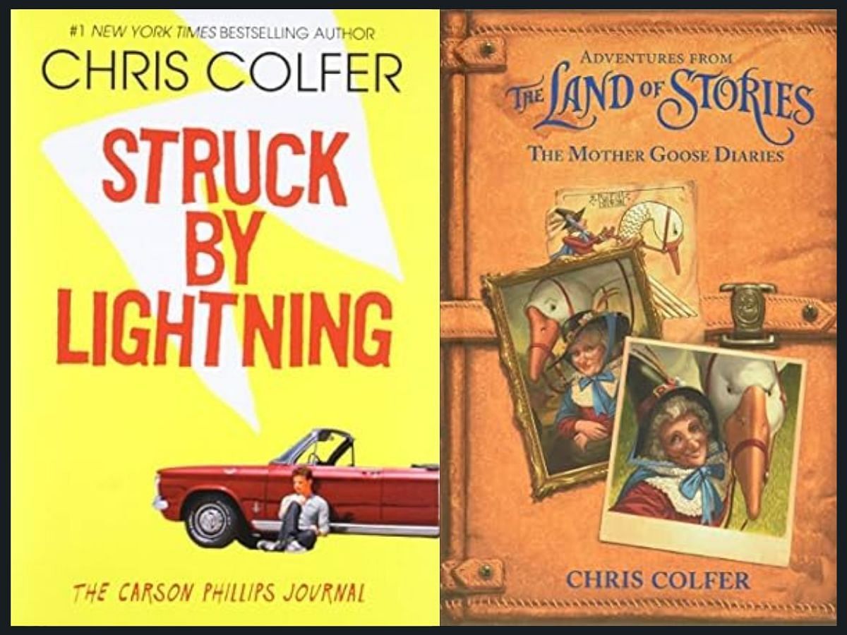 Must-read Chris Colfer books for 2024 (Image via Sportskeeda, @Amazon)