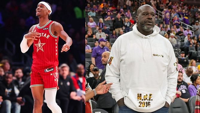 Shai Gilgeous-Alexander's hype man Shaquille O'Neal endorses Thunder guard over Luka Doncic for MVP