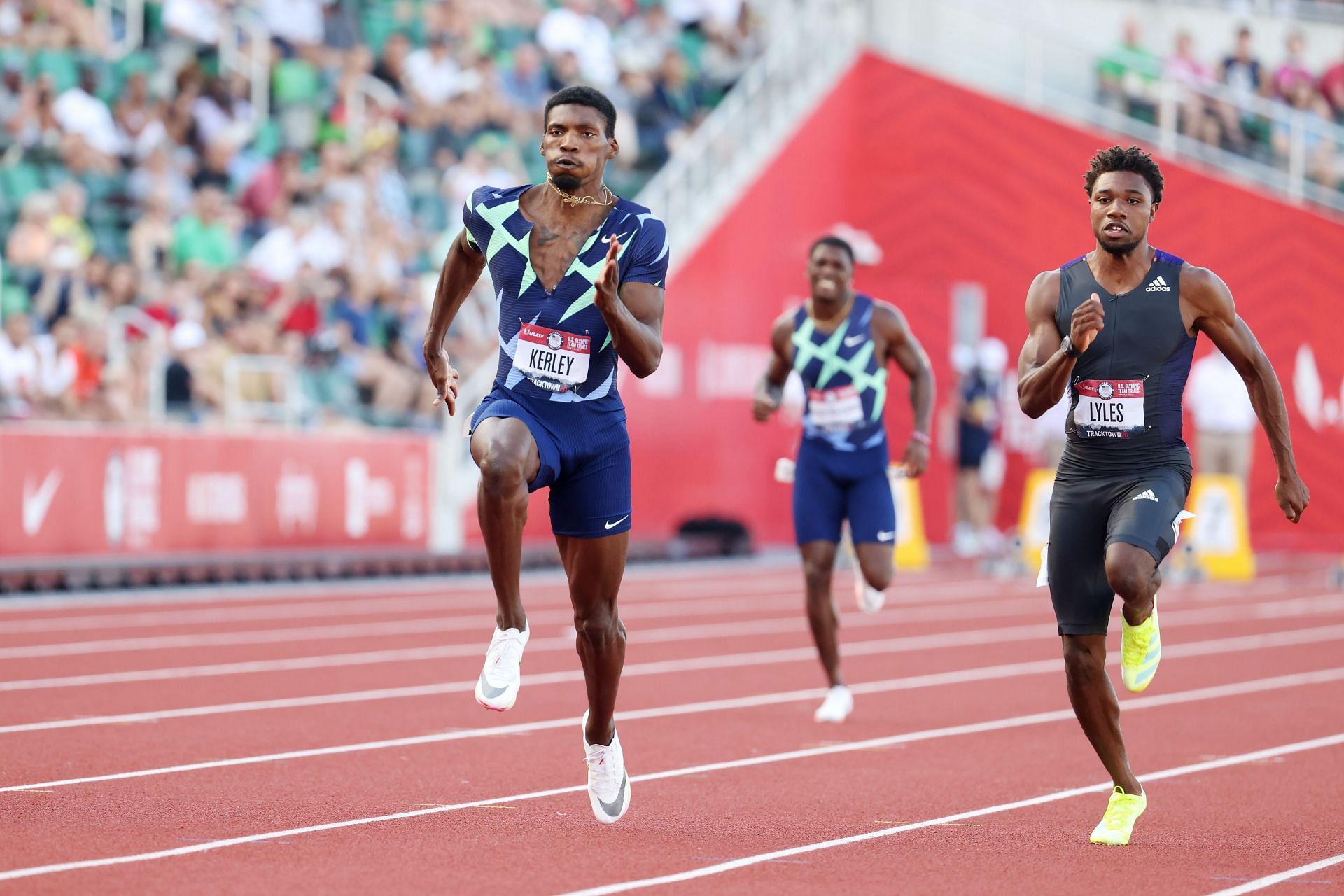 Fred Kerley secured a silver medal in the 100m at the 2020 Olympics in Tokyo, Japan.