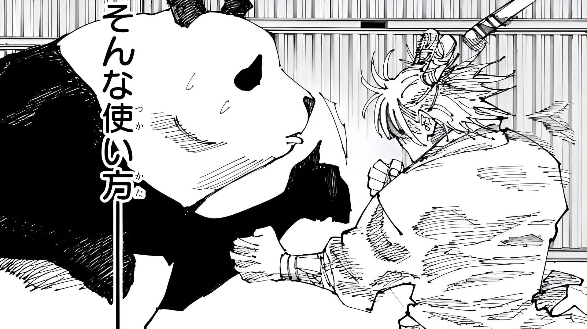 Panda (left) and Kashimo (right) (Image via Shueisha)