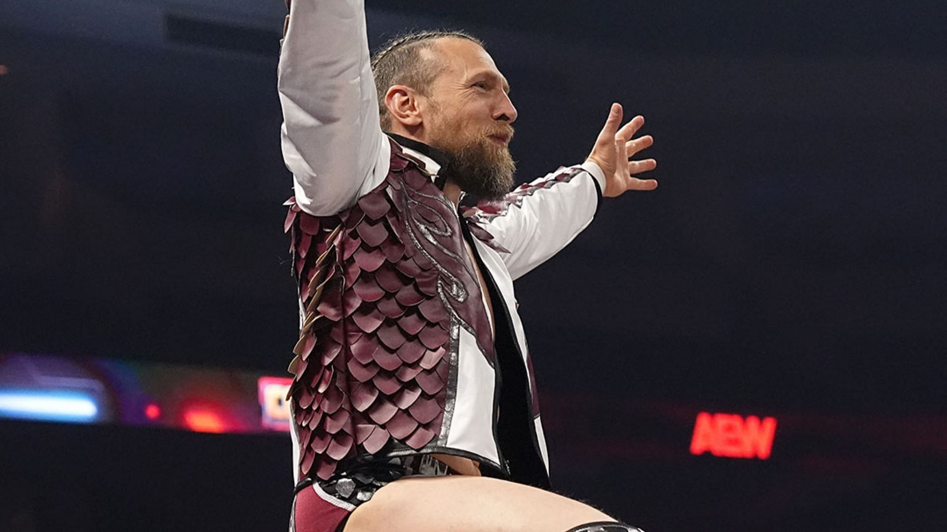 Bryan Danielson makes his entrance on AEW Collision