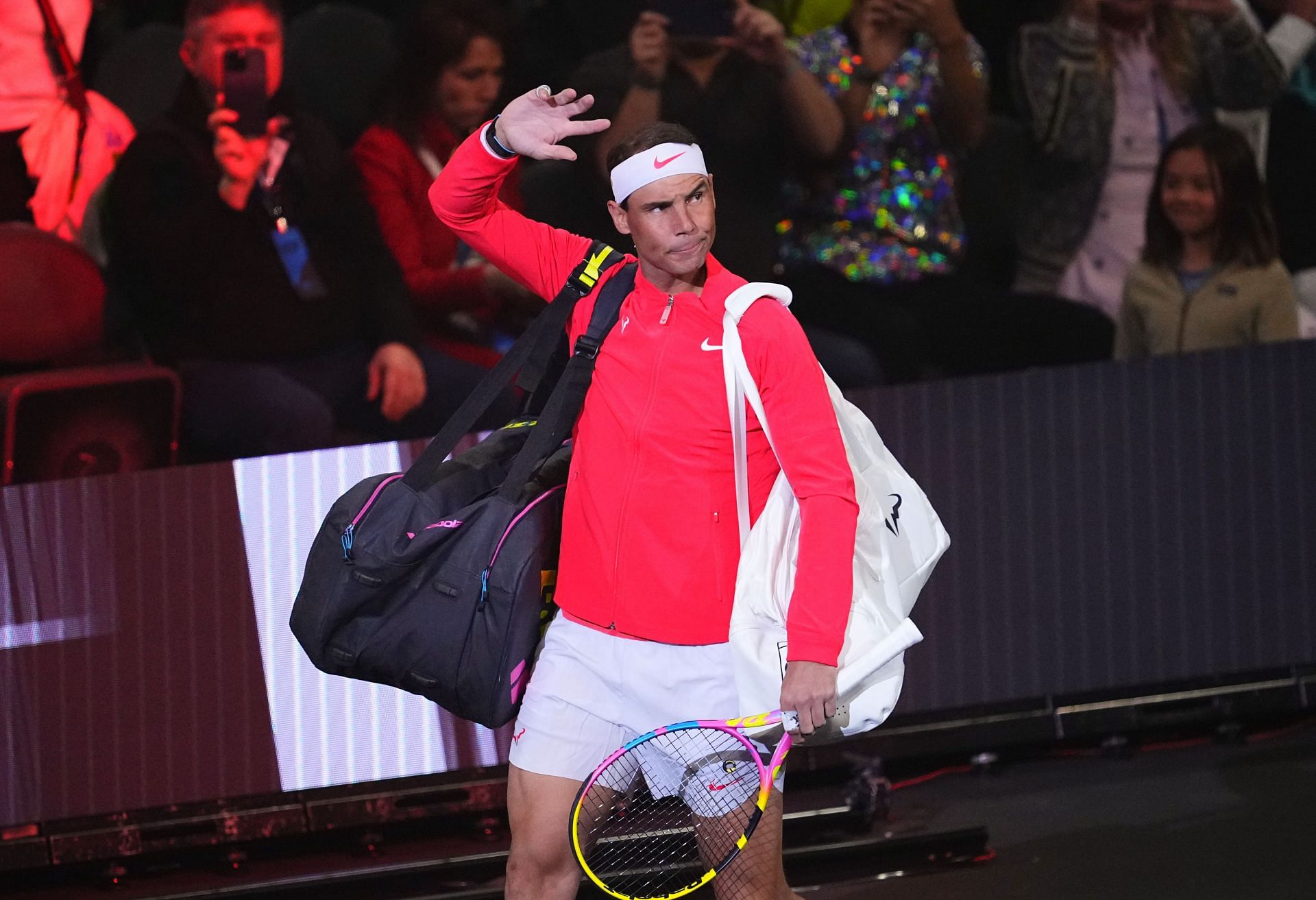 Rafael Nadal pictured at The Netflix Slam