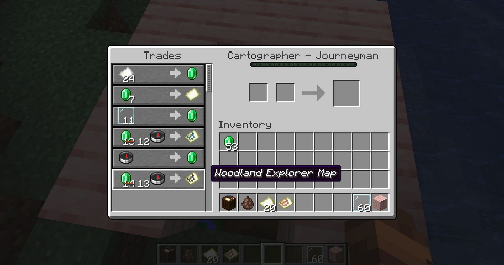 The trial chamber map trade is not a guaranteed one (Image via Mojang)