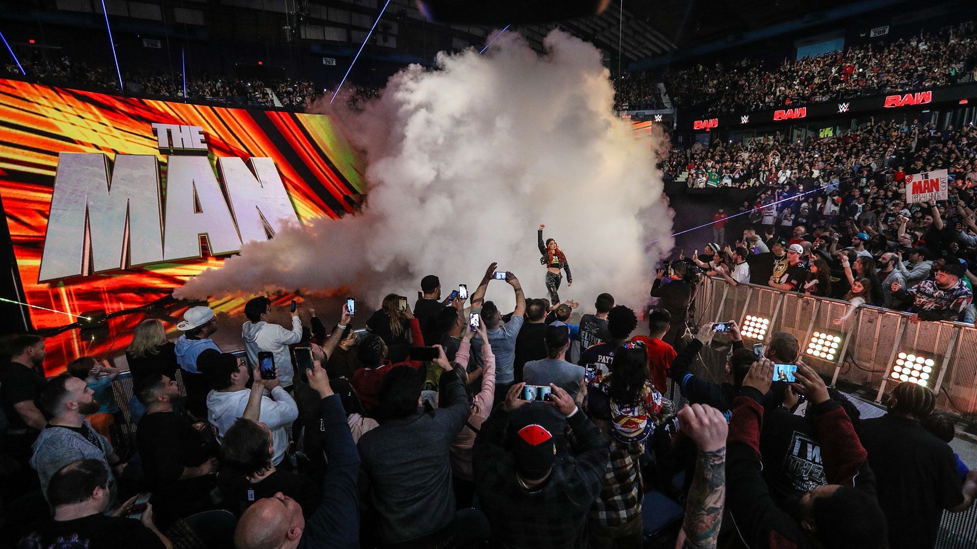 Becky Lynch arrives on WWE RAW