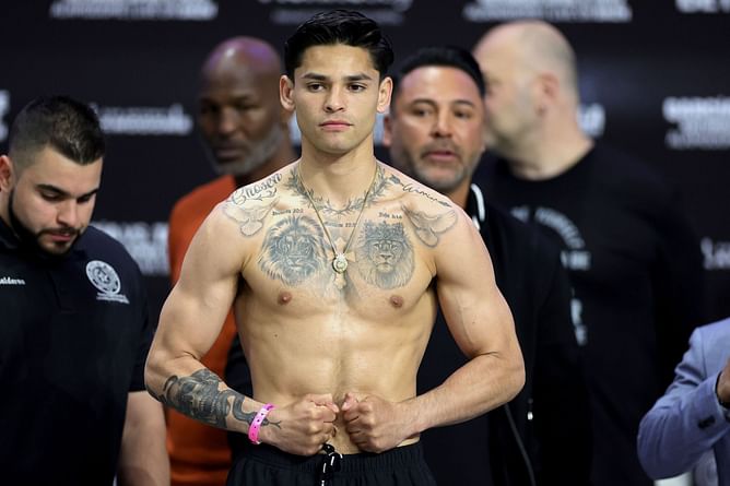 "Everything you can think of, bald" - When Ryan Garcia detailed his bizarre weight-cutting tale in response to Israel Adesanya's NSFW trick