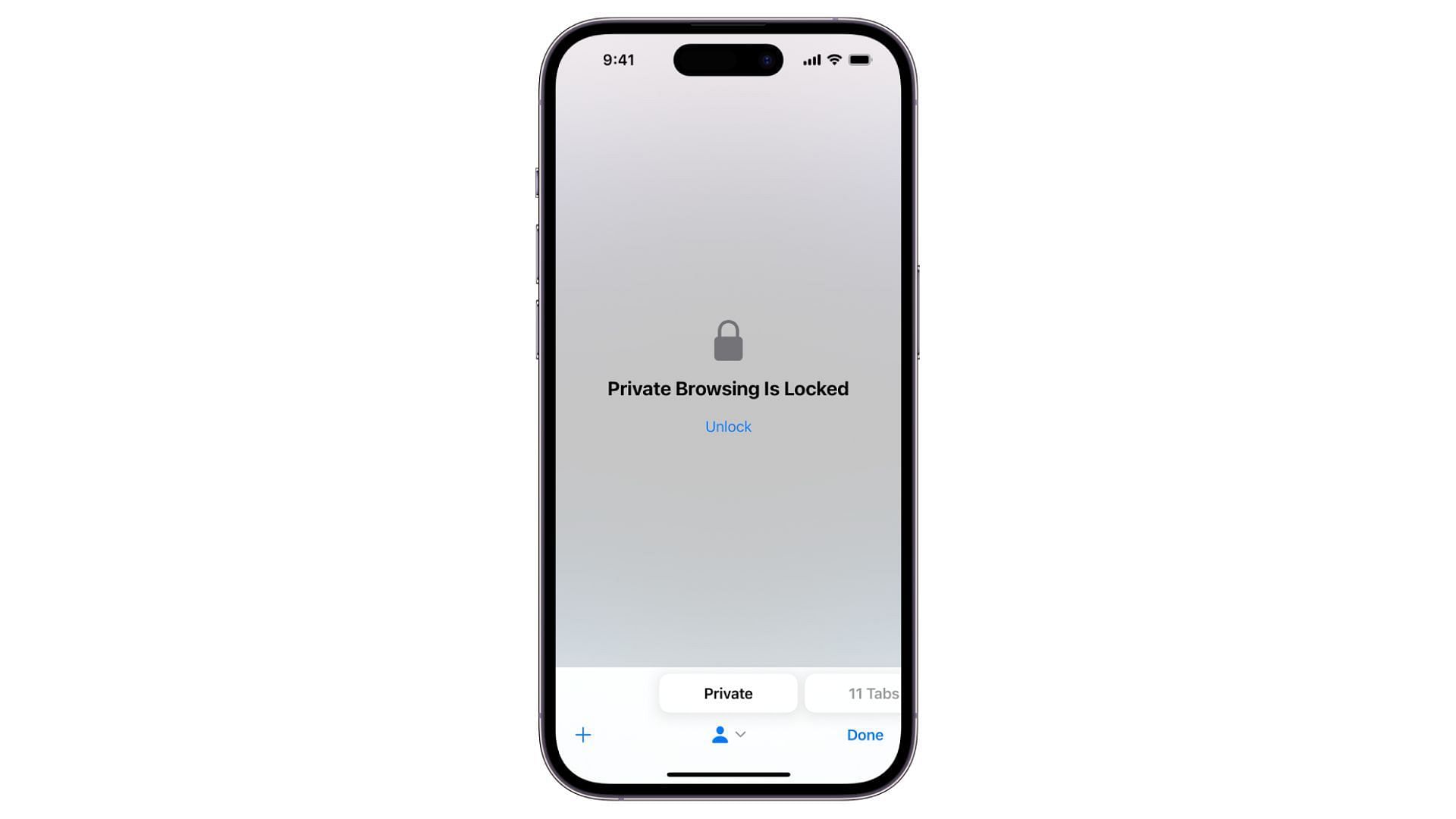 Incognito mode is not secure (Image via Apple)