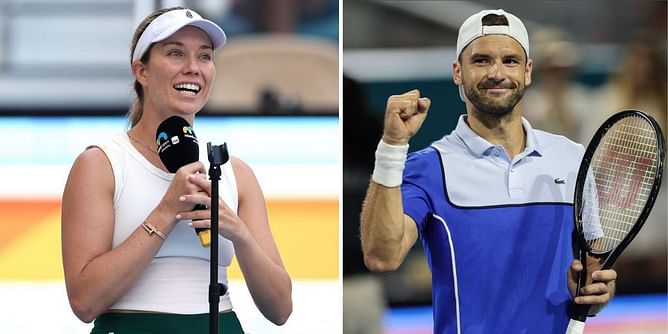 "Older people like me and Grigor Dimitrov, maybe we have a little bit more wisdom" - Danielle Collins on her and Bulgarian's success at Miami Open