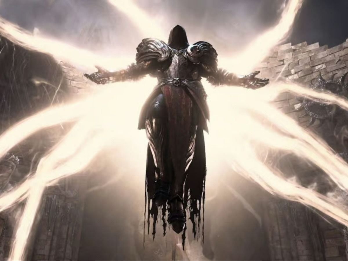 Tyrael is back - or at least, this season&#039;s Uber Unique features him and his divine power (Image via Blizzard Entertainment)