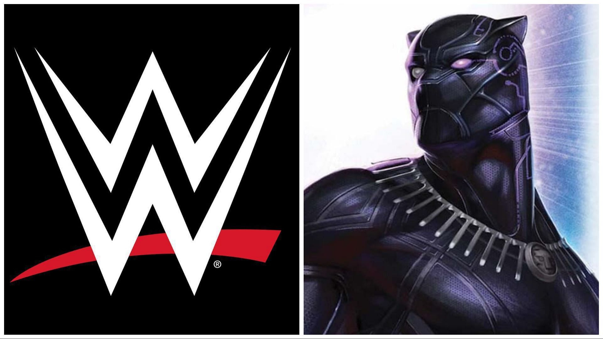The official WWE logo, Marvel
