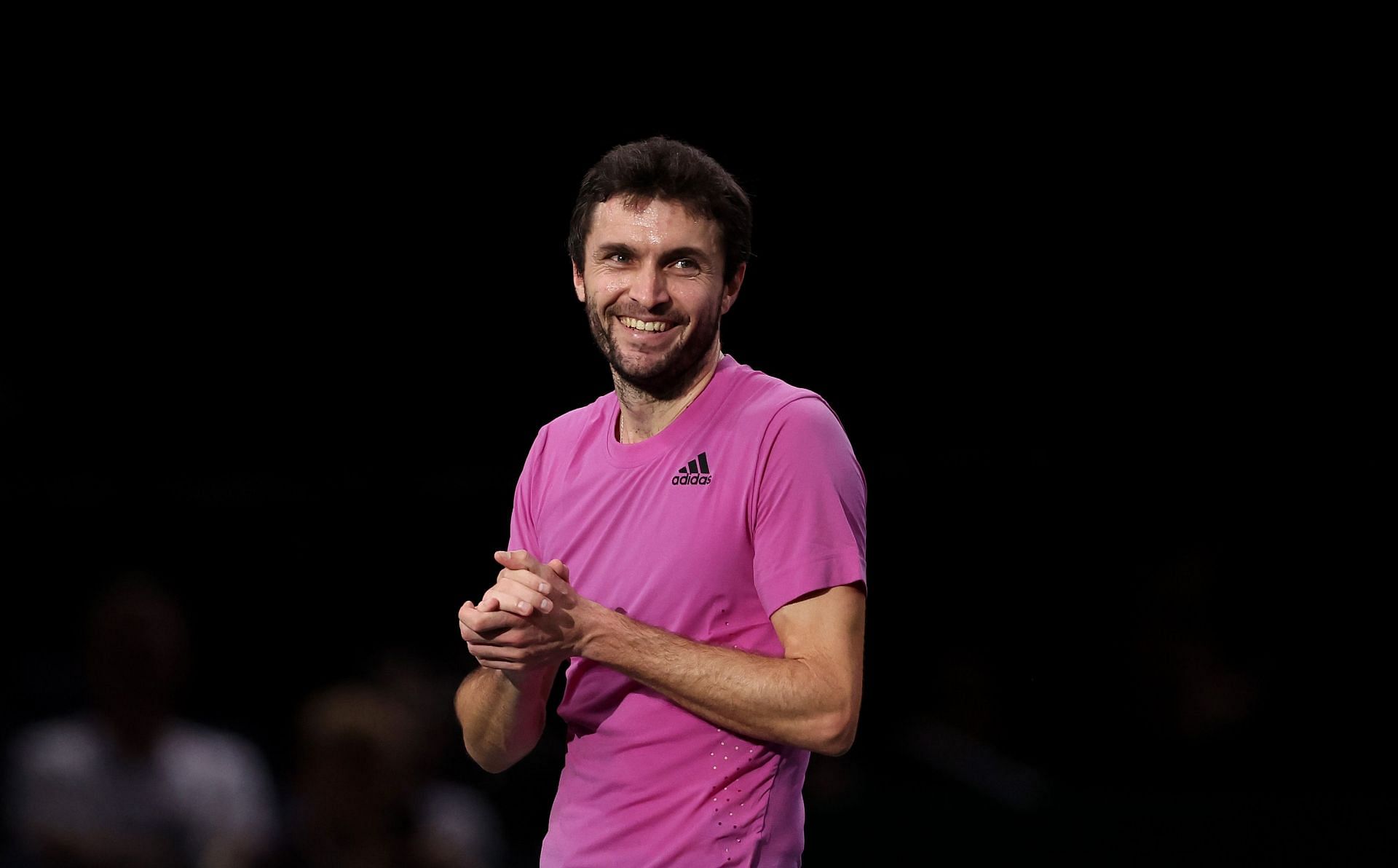 Gilles Simon at his final tournament, the Rolex Paris Masters 2022.