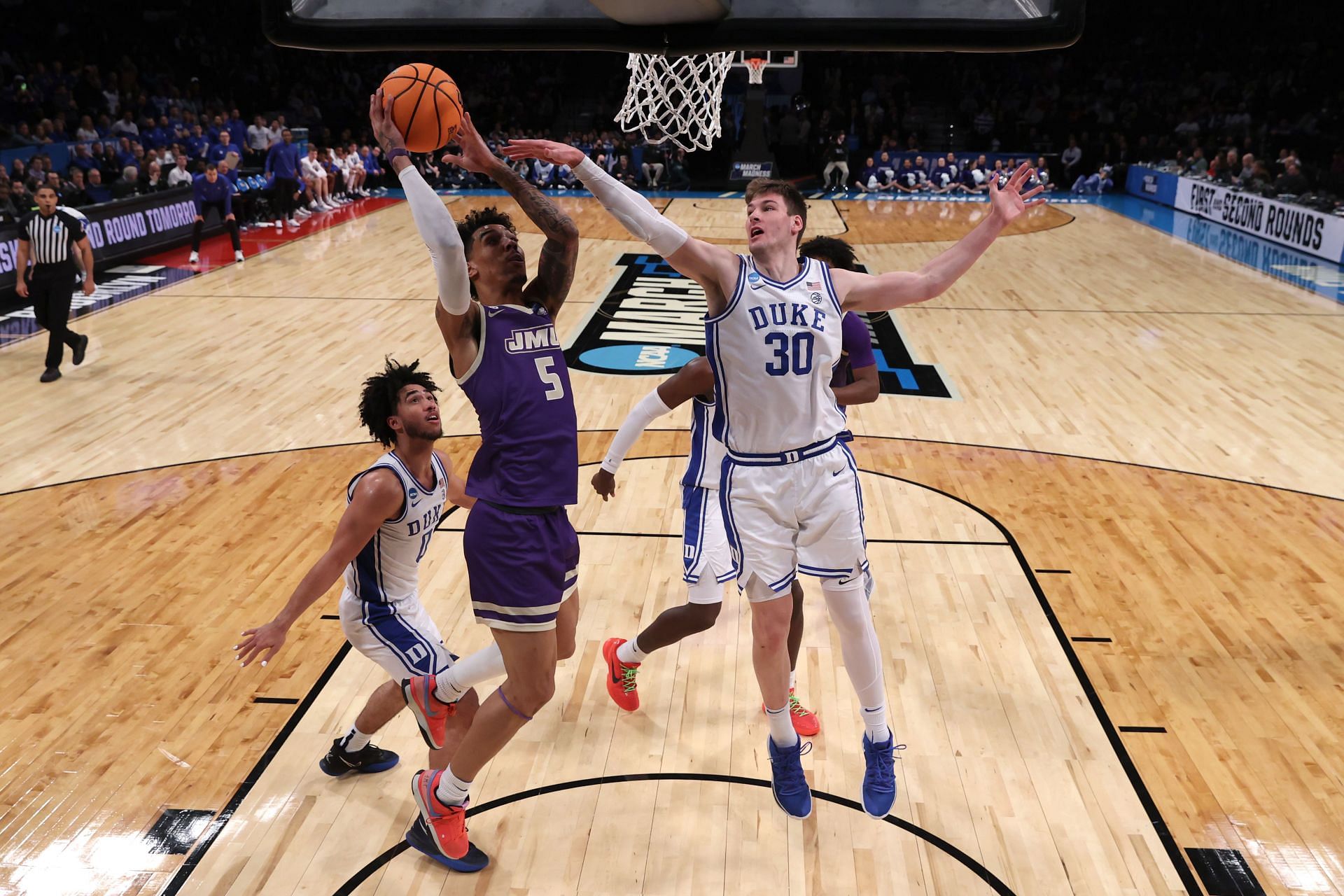 NCAA Men's Basketball Tournament - Second Round - James Madison v Duke