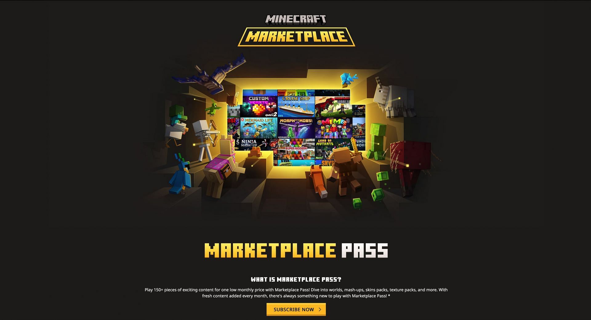 Minecraft Marketplace Pass