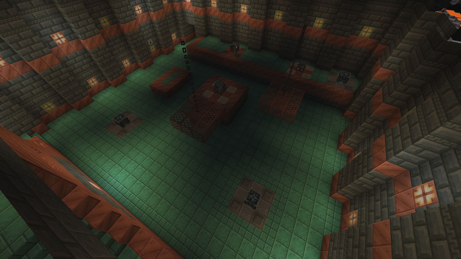 Multiple vaults can even appear in a single room (Image via Mojang)