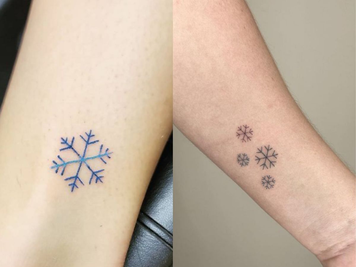 Snowflake tattoo: Unique and individual (Image via Instagram/@the_ripperdoc/@tattoobychang)