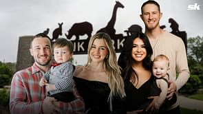 In Photos: Alex Bregman's wife Reagan captures precious moments of son Knox enjoying zoo playdate with Josh Hader's toddler Lucas