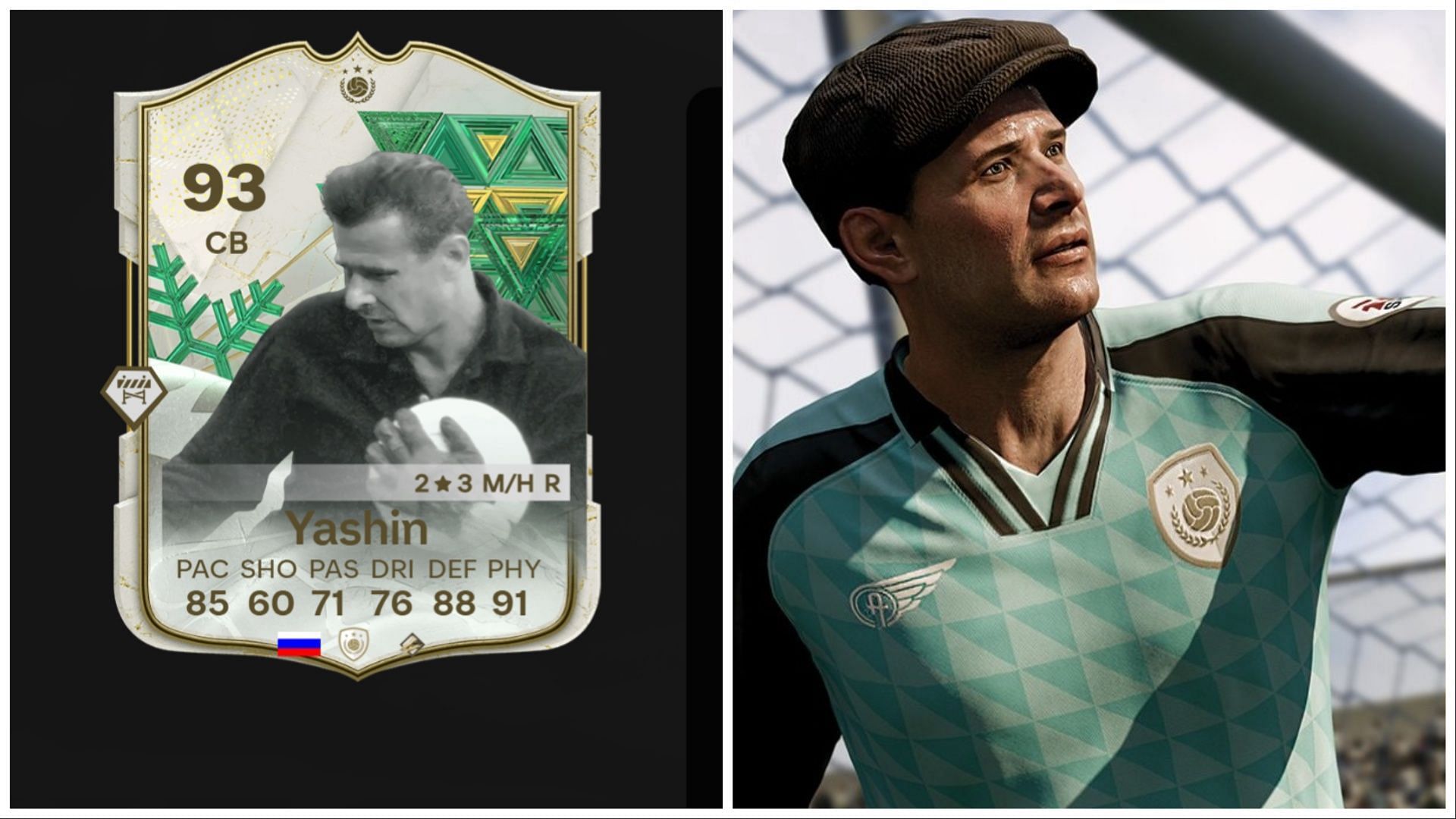 The EA FC 24 Lev Yashin Winter Wildcards Icon SBC has been leaked