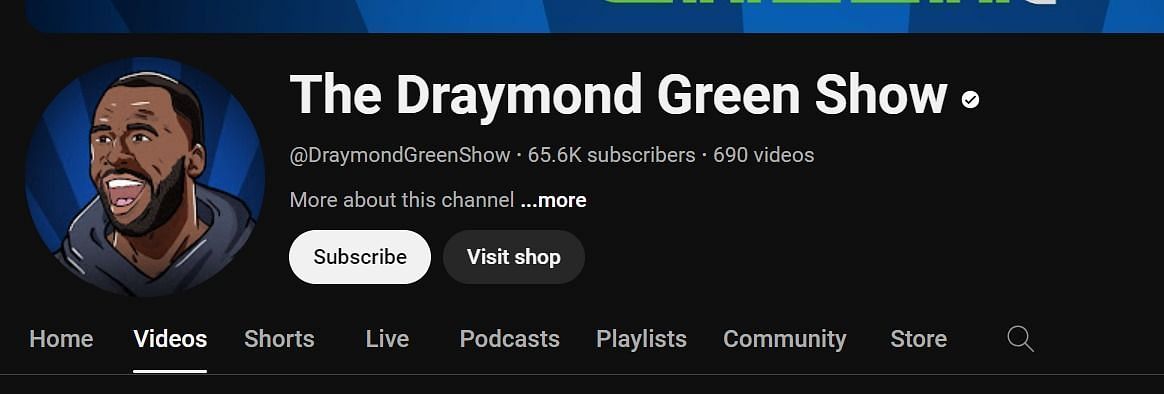 Draymond Green show YouTube channel