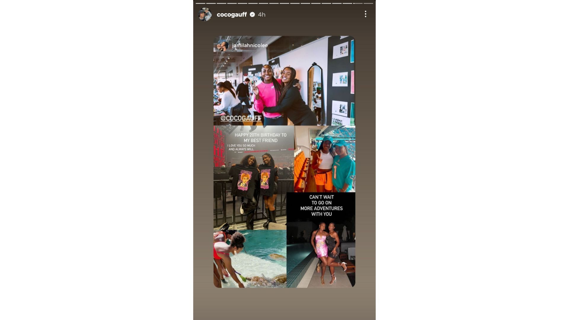 Source- Coco Gauff&#039;s Instagram Handle