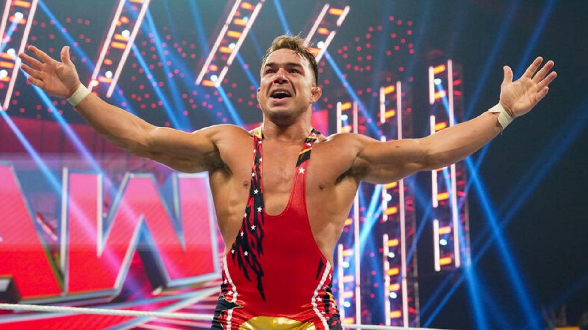 Gable competed in a Gauntlet Match tonight on RAW.