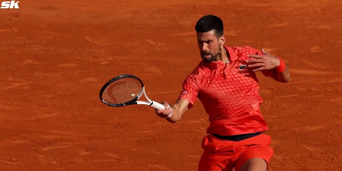 Novak Djokovic recently practiced on clay in Belgrade