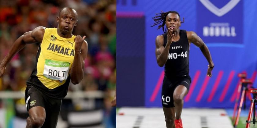 What Is Usain Bolt's 40 Yard Dash "This is so misleading" - Fans react to Usain Bolt and NFL star Xavier