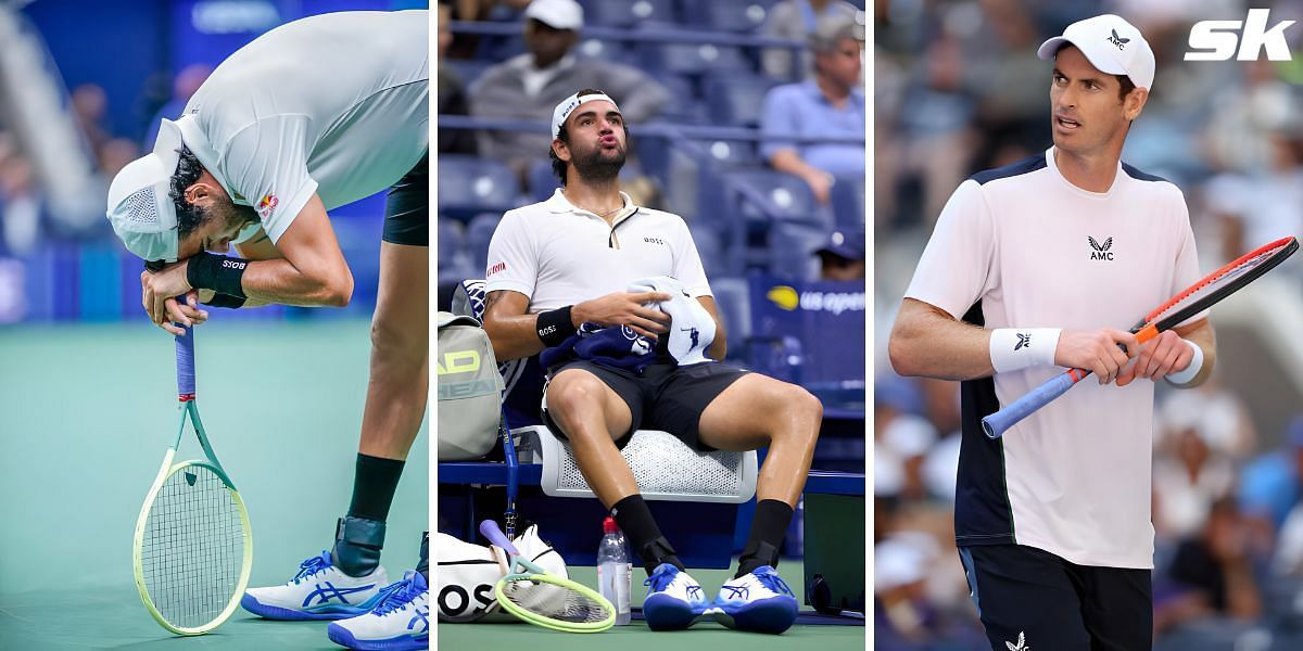 Matteo Berrettini and Andy Murray