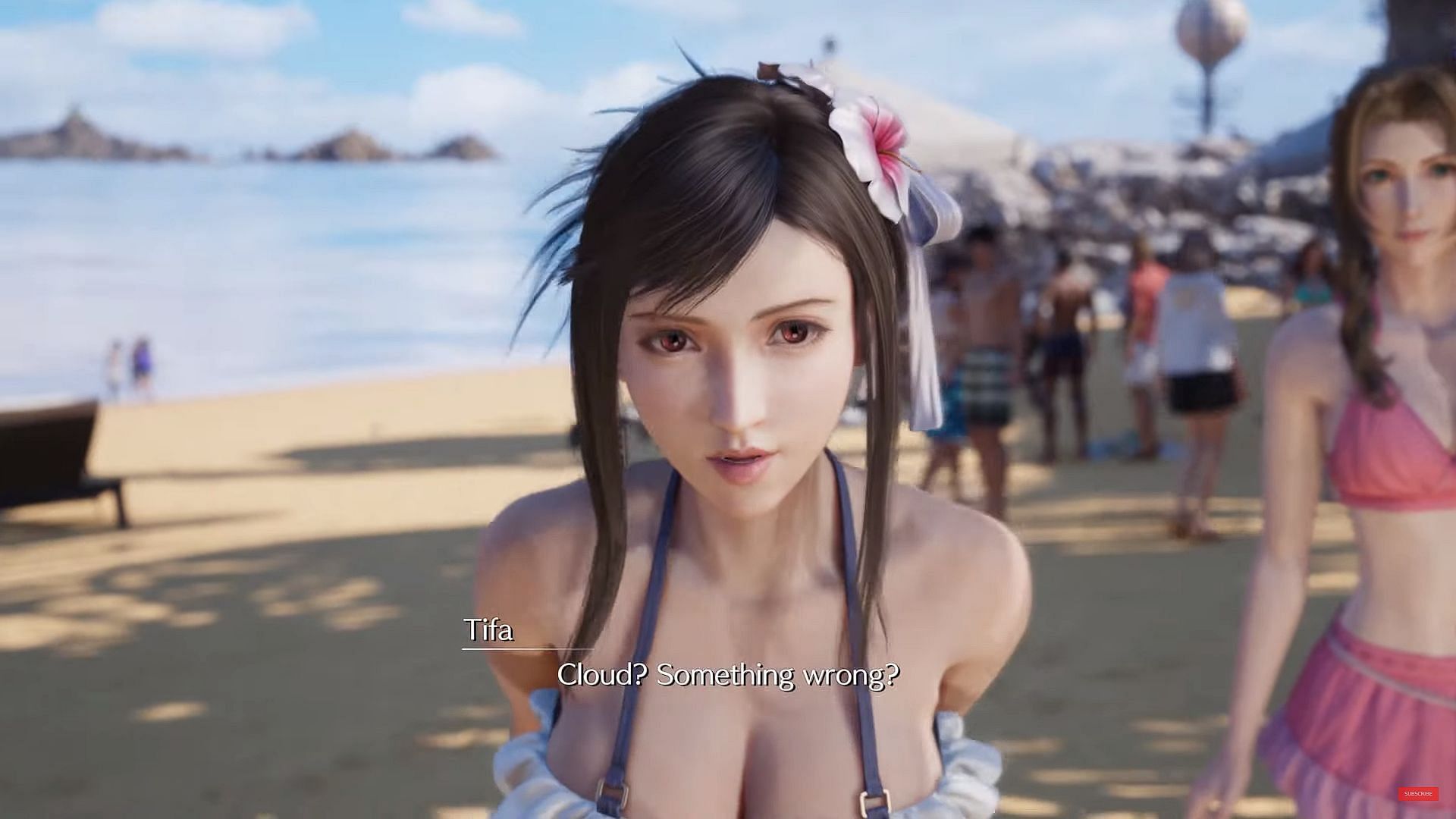 Fools Paradise: Setting out for the beach (Image via Square Enix/YouTube-Trophygamers)