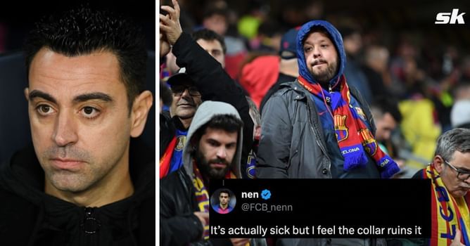 “This is cold” “Destroyed the kit with that collar” - Barcelona fans react as leaked images of 2024-25 away kit emerges online