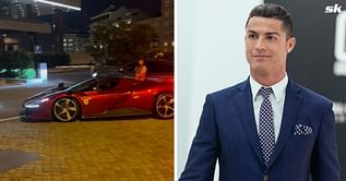 Cristiano Ronaldo drives around stylish Ferrari Daytona with 340 km/h top speed as he adds new supercar to insane collection worth over £18 million