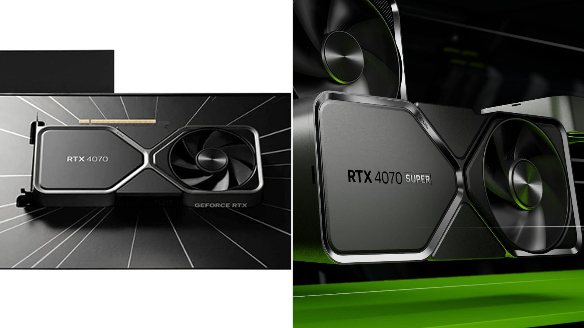 The RTX 4070 and 4070 Super are some of the best 1440p GPUs today (Image via Nvidia and Amazon)