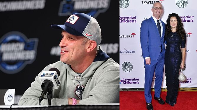 "Got to get hand washer going to get these dragon underwear clean": UConn's Dan Hurley makes a hilarious request to wife Andrea after Sweet 16 win