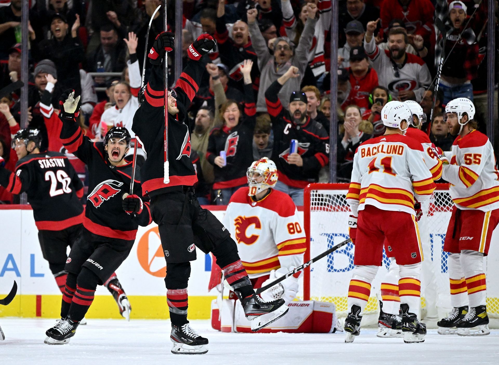 Calgary Flames v Carolina Hurricanes