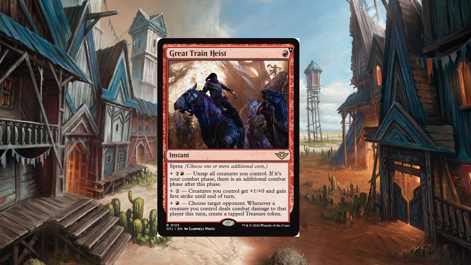 Great Train Heist in Magic: The Gathering (Image via Wizards of the Coast)