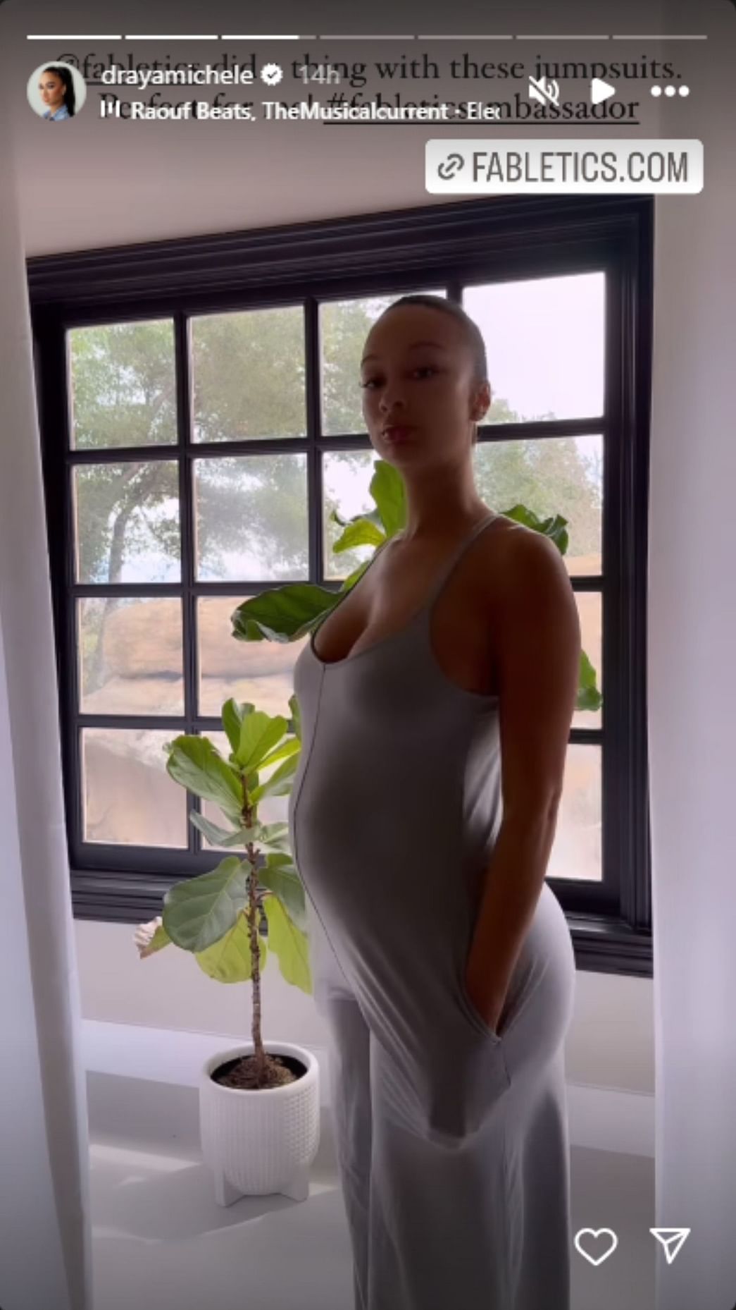 Jalen Green's baby mama Draya Michele shows off pregnancy bump while